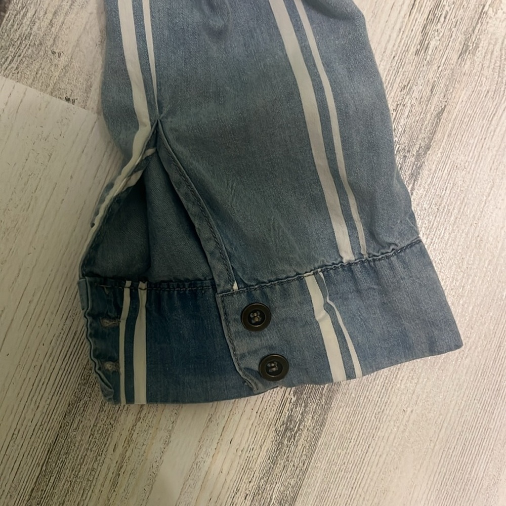 Luxology.  Size 14.  Jean shirt dress. - Picture 5 of 11